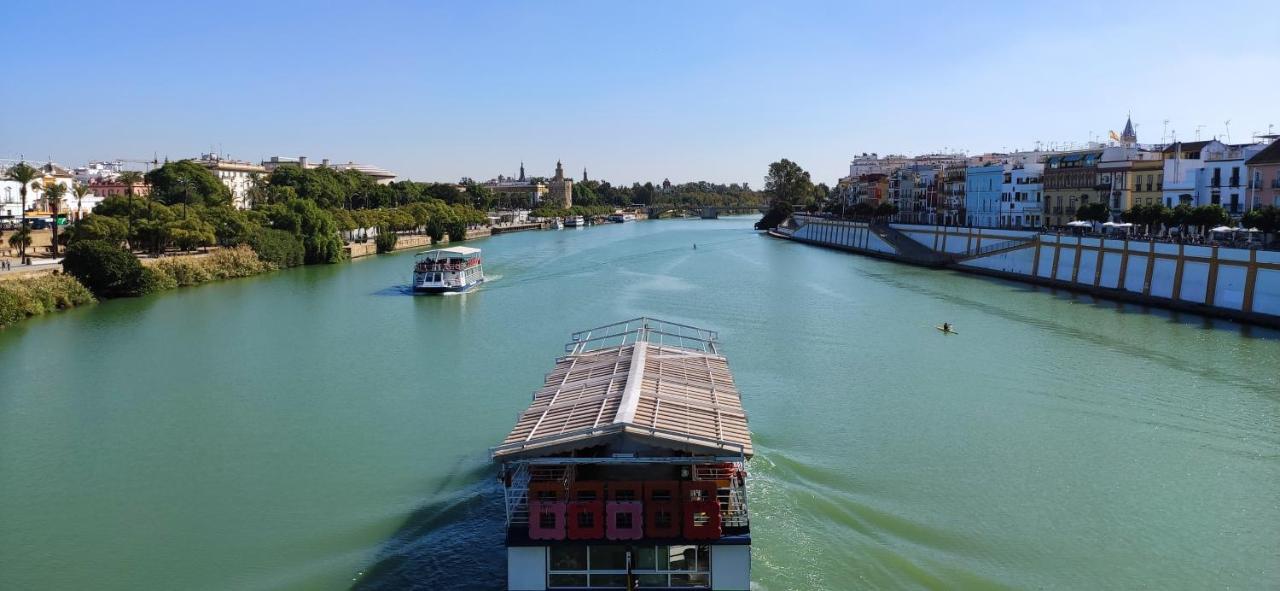 Apartamento Con Vistas Al Rio Guadalquivir En Triana, Sevilla Kültér fotó